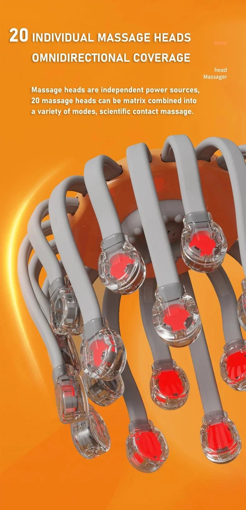 Relorae™ 20 Head Scalp Massager - Relorae