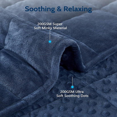 Relorae™ Luxurious Minky Weighted Blanket